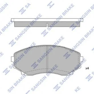 Колодки дискового тормоза Hi-Q (SANGSIN) SP1527
