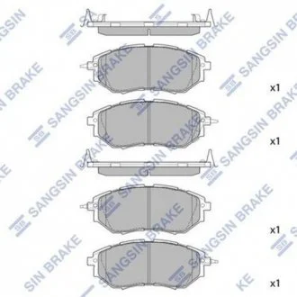 Тормозные колодки дисковые передние Hi-Q (SANGSIN) SP1534