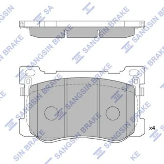 Колодки дискового тормоза Hi-Q (SANGSIN) SP1547