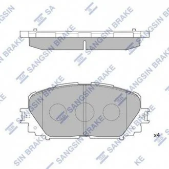Тормозные колодки Hi-Q (SANGSIN) SP1588