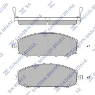 Колодки дискового тормоза Hi-Q (SANGSIN) SP1599