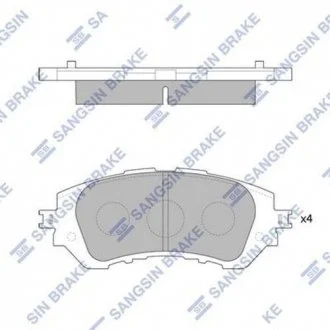 Тормозные колодки Hi-Q (SANGSIN) SP1780