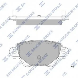 Колодки тормозные задние FORD MONDEO 00- Hi-Q (SANGSIN) SP2031