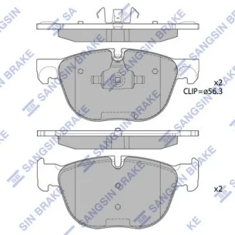 Комплект гальмівних колодок Hi-Q (SANGSIN) SP2172