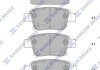 Тормозные колодки дисковые задние SP2184