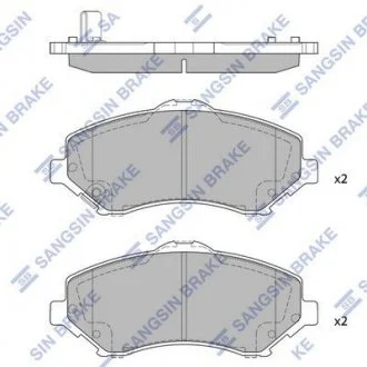 Колодки дискового тормоза Hi-Q (SANGSIN) SP2185