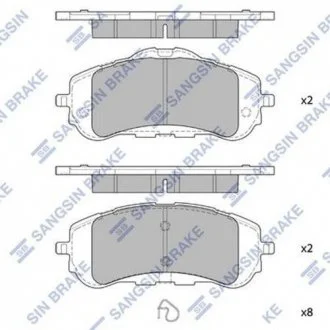 Тормозные колодки Hi-Q (SANGSIN) SP4210
