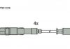 HITACHI DB Комплект высоковольтных проводов W169,245 04- 134294