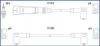 HITACHI VW К-кт высоковольтных проводов Golf III,Polo,Vento,Seat 1.4/1.6 134707