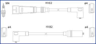 Комплект кабелів високовольтних HITACHI 134785