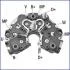 VW Мост диодный Audi 100,80,A4/6/8,Citroen Berlingo,Jumpy,ZX,Fiat Scudo, HITACHI 139473 (фото 1)
