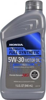 Олія моторна ULTIMATE Full Synthetic 5W-30 0,946 л HONDA 087989139 (фото 1)