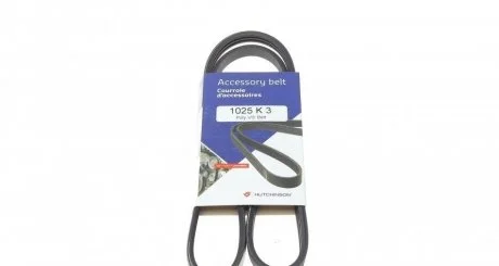 Ремень генератора HUTCHINSON 1025 K 3