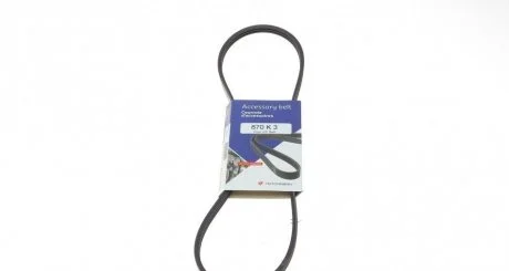 Полікліновий ремінь Poly V® (870 K 3) HUTCHINSON 870K3