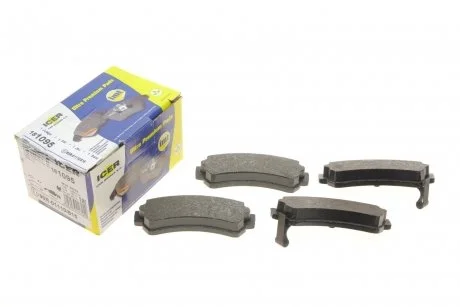 Комплект гальмівних колодок, дискове гальмо ICER 181095 (фото 1)