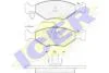 Колодки тормозные дисковые передние  FIAT PALIO (178DX) 96-01; FIAT SIENA (178) 96-12 181226