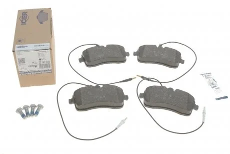 Колодки тормозные ICER 181656-700