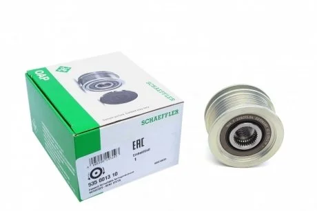 Шкив генератора MERCEDES C-[KLASS] 200D, 220D, 250D, 300D 98-, SPRINTER 2.3D 95-00 INA 535 0013 10