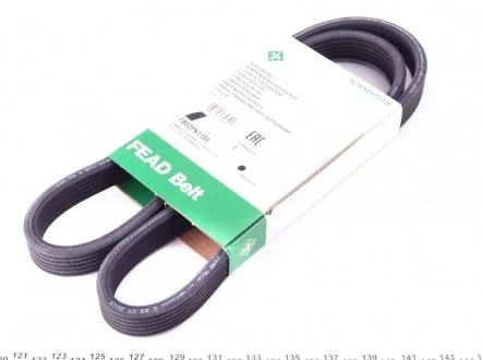 Фото 1 - ремінь генератора INA FB 6DPK1195 Ремінь генератора INA FB 6DPK1195 (фото 1)