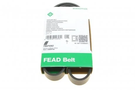 PASEK WIELOROWK. 6PK862 INA FB6PK862
