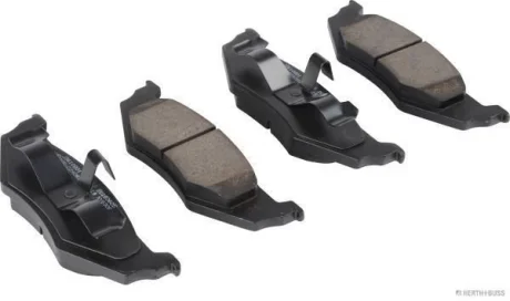 Колодки гальмівні дискові (комплект 4 шт) JAKOPARTS J3610801 (фото 1)