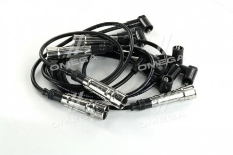 Комплект проводов зажигания Audi 100 2.2/2.3 (кат. М4-М4, свечи М4-М4) Janmor ABM4P