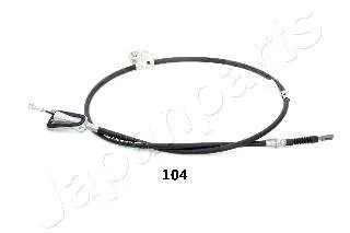 NISSAN Трос ручного тормоза прав.Almera 01- JAPANPARTS BC-104 (фото 1)