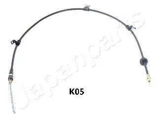 KIA Трос ручн.тормоза лев.Rio 00- JAPANPARTS BC-K05