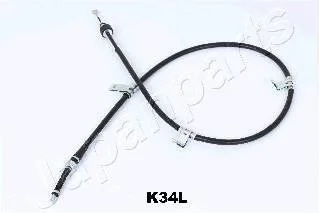 KIA Трос ручн.тормоза лев.Ceed 06- JAPANPARTS BC-K34L