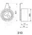JAPANPARTS  MAZDA Ролик натяжит.E2200 SA,SB,SR, 84- BE-310