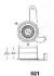MITSUBISHI Натяжной ролик 2,0TD -03 JAPANPARTS BE-521 (фото 2)