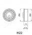Пристрій для натягу ременя, ремінь ГРМ JAPANPARTS BE-H22 (фото 2)