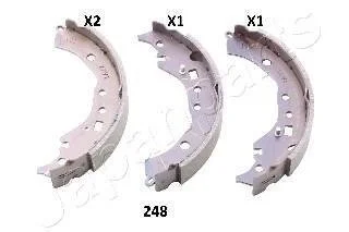 Комплект тормозных колодок JAPANPARTS GF-248AF