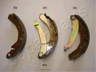 Тормозные колодки барабанные JAPANPARTS GF-W01AF
