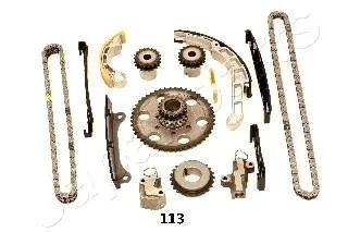 NISSAN К-т цепи (полный) привода ГРМ Pathfinder 2.5dCi 05-, Navara JAPANPARTS KDK-113 (фото 1)