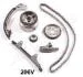 JAPANPARTS TOYOTA К-кт ланцюга ГРМ Yaris 1.0 -05 KDK-206V