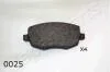 JAPANPARTS Тормозные колодки передн. LANCIA YPSILON 1.2-1.4 03 PA-0025AF