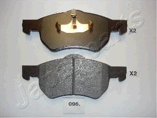 Гальмівні колодки дискові JAPANPARTS PA-096AF