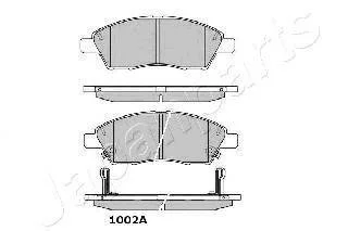Передние тормозные колодки JAPANPARTS PA-1002AF