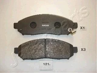 NISSAN Тормозные колодки передн..Murano,Navara,Pathfinder 05- сист.To JAPANPARTS PA-121AF
