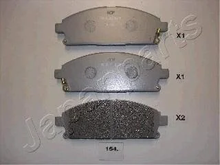 NISSAN Тормозные колодки передн. X-Trail 01- JAPANPARTS PA-154AF