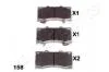 JAPANPARTS NISSAN Тормозные колодки передн.Patrol 5.6 10- PA-158AF