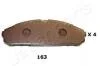 JAPANPARTS  NISSAN Тормозные колодки передн.Patrol GR I 4.2 88- PA-163AF