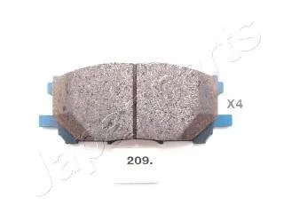 TOYOTA Тормозные колодки передн. RX300 03- JAPANPARTS PA-209AF
