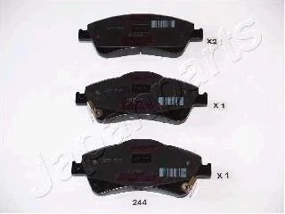 TOYOTA Тормозные колодки передн.Avensis 09-,Auris 07- JAPANPARTS PA-244AF