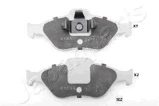 MAZDA Тормозная колодка перед.Ford Fiesta, Fusion 02-,Mazda 2 03- JAPANPARTS PA-302AF