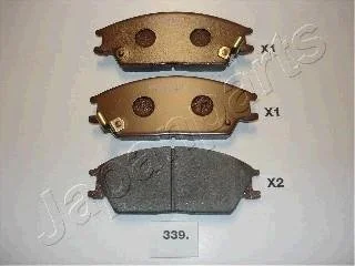 Колодки дискового тормоза JAPANPARTS PA-339AF
