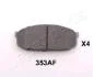 Тормозные колодки передние MAZDA 323 2.0 V6 94-98 JAPANPARTS PA-353AF (фото 1)