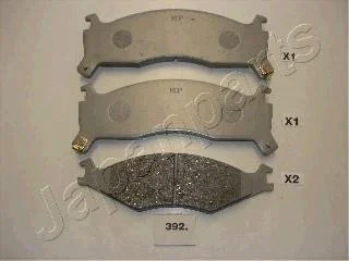 KIA Тормозные колодки передн.Sportage 94- JAPANPARTS PA-392AF