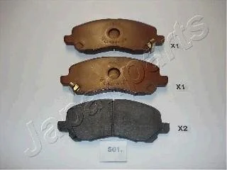 MITSUBISHI Тормозные колодки передн.Galant VI,Lancer 03-,Space Runner JAPANPARTS PA-501AF